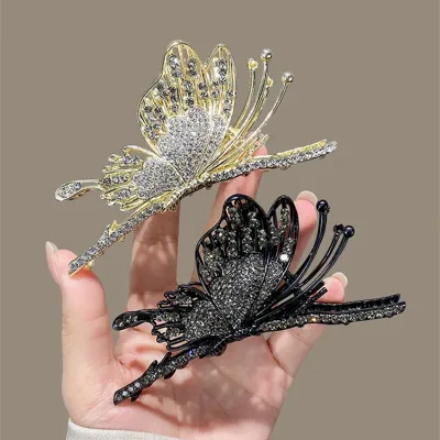 Elegant Metal Butterfly Hairpin