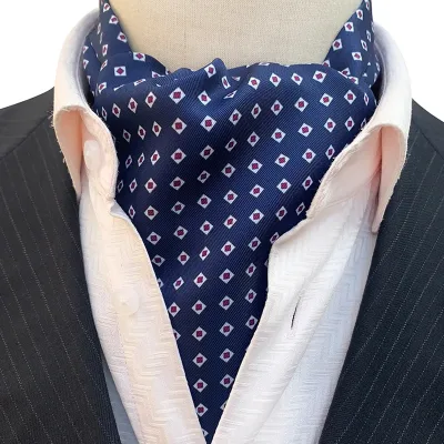 Elegant Mens Ascot Tie