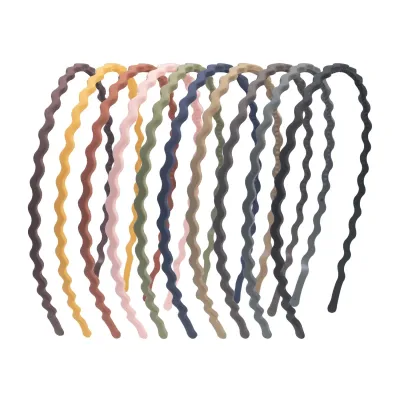 10/20PCS Matte Thin Headband For Women Girls 0.2inch Wave Hairband Female Hair Hoop Headwear Hair Band Accessorie