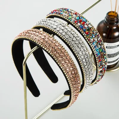 Crystal Wide Headbands For Women