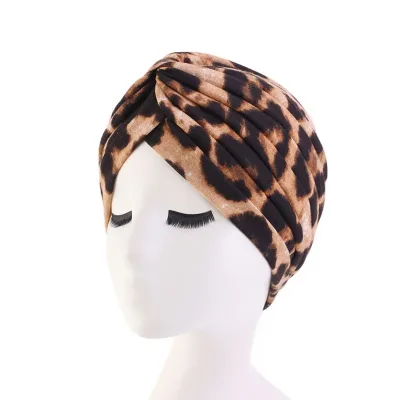 New Women Soft Floral Print Cotton Women Turban hats Fashion Banadans Cancer Headwrap Chemo Cap Head Wrap Hair Accessori