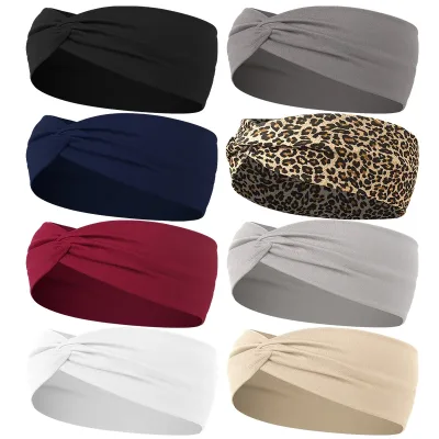 Leopard Print Elastic Headband