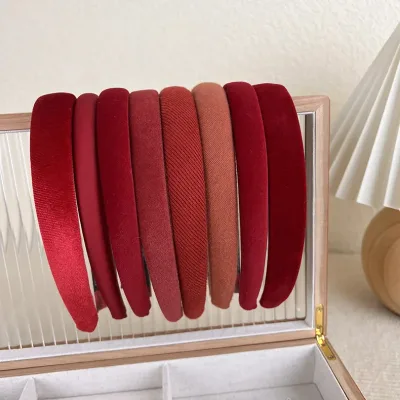 Red Thin Headband For Women And Girls