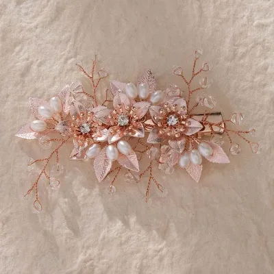 Rhinestone Bridal Hair Clip Wedding Headpiece