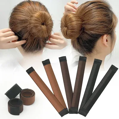 DIY Magic Foam Sponges Styling Hair Clips Donut Hair Bun Maker Disk Curler Rollers for Women Girls Styling Tool Accessor