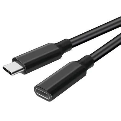 0.5/1/1.5 m 60W 3A Usb C Type-c Extension Cord Type-c Male to Female Extension Cable Gold-plated Extensor Charger Wire C image 1