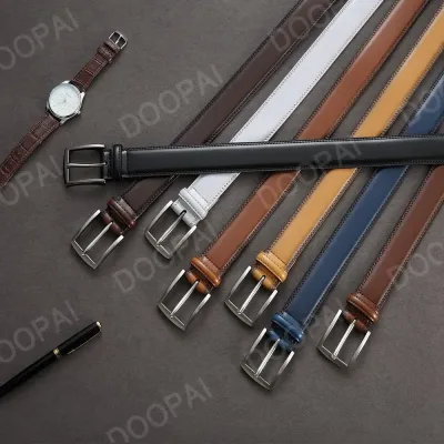 Plus Size Men's Belt 105-155cm High Quality Genuine Leather Long Large Pin Buckle Metal Automatic Buckle Male Belts Stra