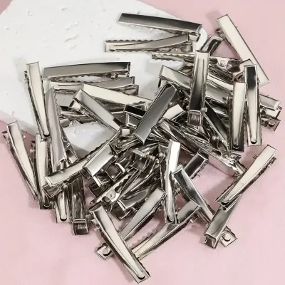 40/120Pcs Metal Hair Alligator Clips Duckbill Clip for Girls 3.2CM Single Prong Alligator Hairpins Hair Style Tools Acce