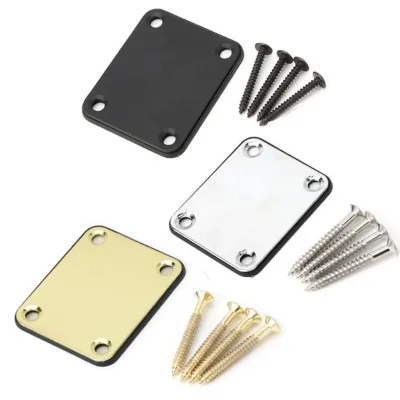Electric Guitar Reinforcement Plate Connecting Plate For ST/Tele Electric Guitar BASS Neck Body Square Plate Guitar Acce image 1