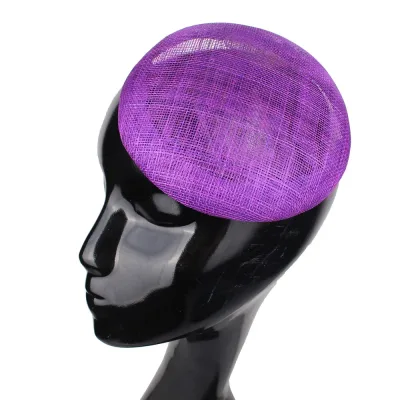Round Solid Sinamay Fascinator Base 15 CM DIY Hair Accessories Millinery Saucer Material Party Event Occasion Millinery 