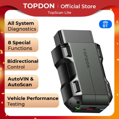 Topdon TopScan Lite Scanner Smart Diagnostic Tool DTC Repair Guide ...