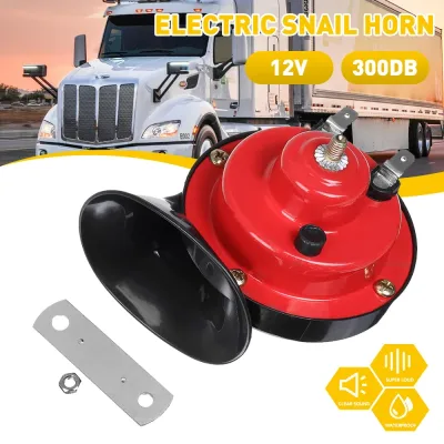 New 300DB Super Train Horn Universal Loud Car Air Horn Car-Boat Trucks Motorcycles 12V Vehicle Electric Snail Waterproof