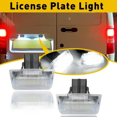 2Pcs For Ford Transit 1985 1986 1987 1988 1989 1990 1991 1992 Car License Plate Lights LED Lamp Canbus Error Free Auto A
