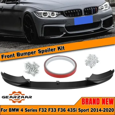 GEARZAAR Front Splitter Lip for BMW 4 Series F32 F33 F36 14-20 image 1