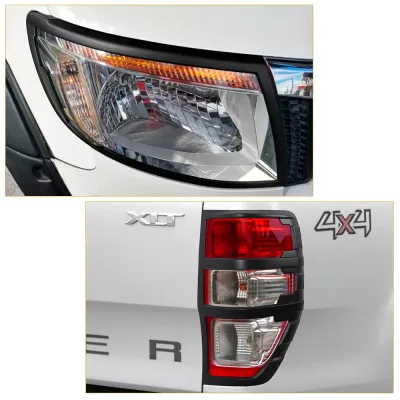 Car Accessories Headlight Tail Lights Cover for Ford Ranger T6 2012...