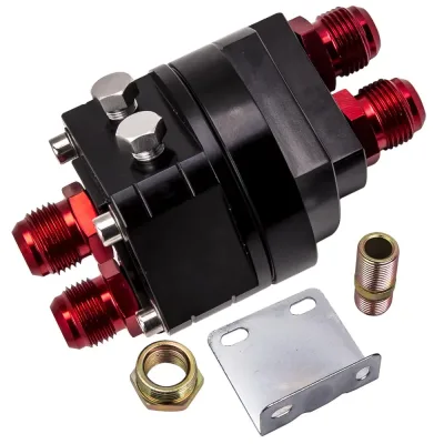 10-an10 Oil Filter Relocation Kit With Universal Cooler Sandwich Pl...