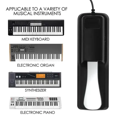 Anti-Slip Sustain Pedal for MIDI Keyboards and Synths image 1