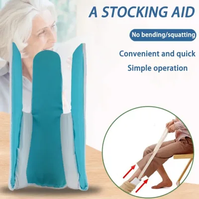 No Bending Sock Aid Device for Seniors Disabled Pregnant Sock Helper Aid Tool Sock Assistant Device image 1