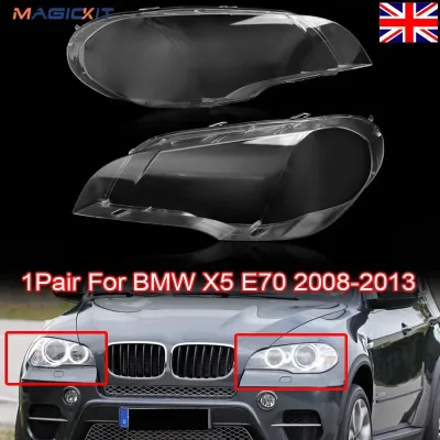 For BMW X5 E70 Transparent Lampshade Lamp Shell Car Clear Headlight...