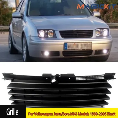 Front Upper Bumper Grille for 1999-2005 Volkswagen Jetta / Bora MK4...