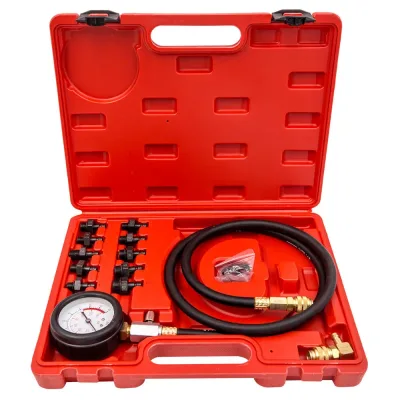 Oil Pressure Test Set Gauge Diagnostic Tester Dectector Tool Kit 0-...