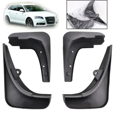 Xukey FRONT REAR MUD FLAPS FIT for 2004-2012 AUDI A3 SPORTBACK HATC...