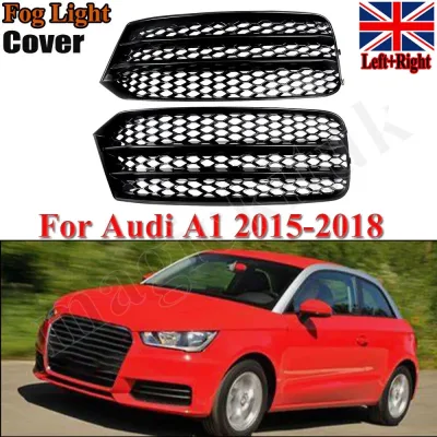 2x Honeycomb Front Bumper Fog Light Cover Grill Grilles for Audi A1...