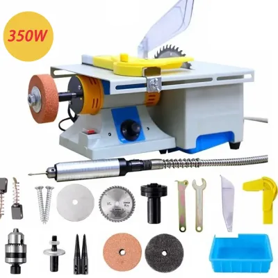Electric Jewelry Grinding Machine Jewelry Rock Gem Polishing Tool 350W Multifunctional Small Desktop Jade Cutting Machin