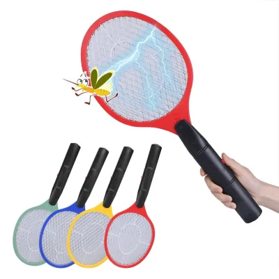 Electric Mosquito Swatter Cordless Battery Power Electric Fly Mosquito Swatter Bug  Racket Insects Killer image 1