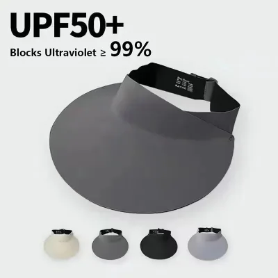 Foldable Seamless Wide Visor Brim Hat Quick-dry Anti UV Sun Protection Hat Nylon Hat Non-marking Sun Cap Women Summer Gi