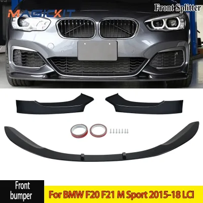 M Sport STYLE Front Splitter Spoiler Lip for BMW 1 Series F20 F21 M...