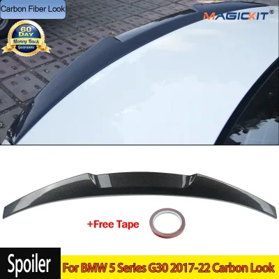 M4 Style Wing Car Rear Tail Trunk Lip Spoiler for BMW 5 Series G30 ...