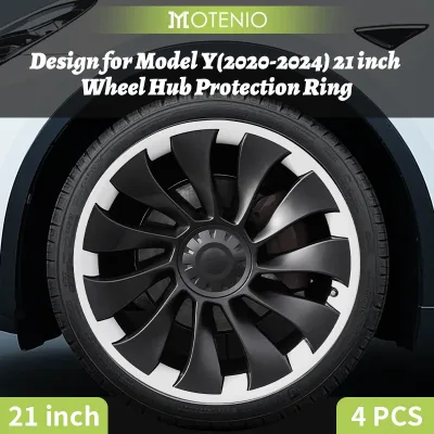 Model Y 2020-2024 Wheel Protector Design for Tesla Rim Protector 21 inch 4PCS Wheel Protector ABS Rim Protection Accesso
