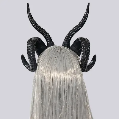 Halloween Sheep and Devil Ox Horn Headband Cosplay Photo Props