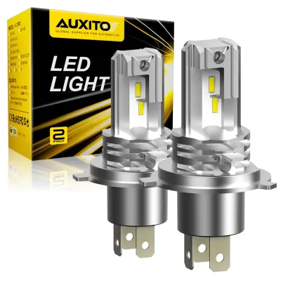Auxito 2Pcs H4 LED Headlight No Error 9003 LED Hi/Lo High and Low B...