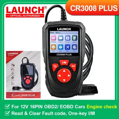 LAUNCH X431 CR3008 PLUS Full OBD2 Diagnostic Tools Car OBD OBD2 Automotive Scanner Check Engine Battery Free Update Onli image 1