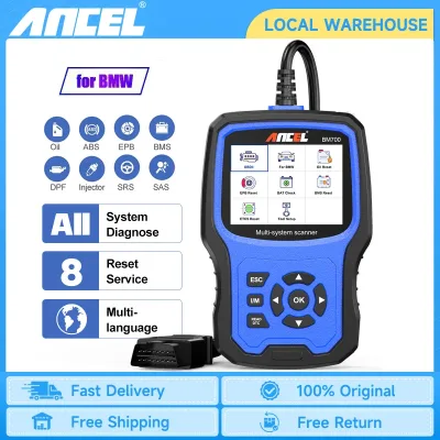 Ancel BM700 OBD2 Automotive Scanner for BMW/MINI EPB SAS Airbag TPM...
