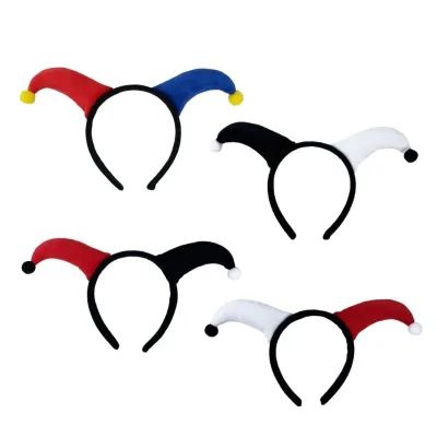 Clown Jester Horn Headband Fun Party and Festival Headwear