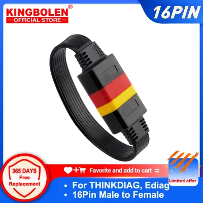 Thinkdiag Cable 16 Pin Male to Female OBD2 Extension Cable Car Diag...