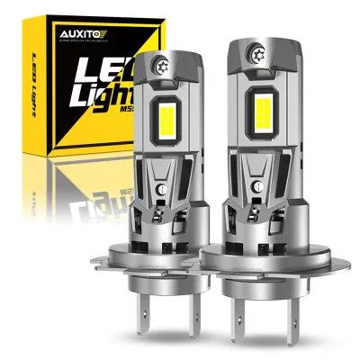 Auxito 2Pcs 22000LM H7 LED Headlight Canbus No Error With Fan Super...