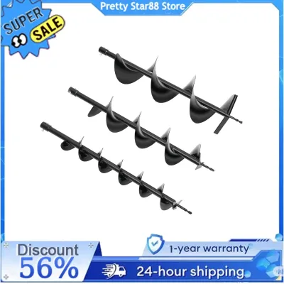 Spiral Auger Drill Bits 4/6/8-Inch for Garden Post Hole Planting