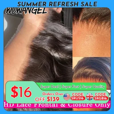 Wowangel 13x4 HD Lace Frontal Straight Human Hair image 1