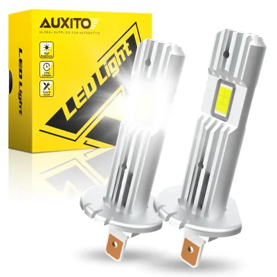 Auxito 2Pcs Canbus 60W H1 LED Headlight Error Free High Power 12000...