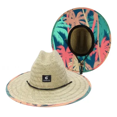 Wide Brim Straw Panama Hat for Women Summer Beach Sun Hat