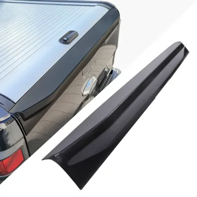 Matte Black Rear Spoiler TAIL GATE TRIM RAIL GUARD PROTECTOR for FO...