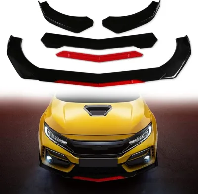 5pcs/set Universal Car Front Bumper Lip Chin Spoiler Splitter Diffu...