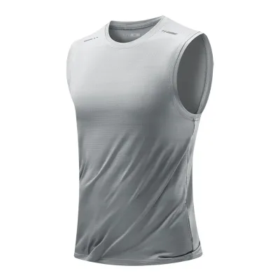 CHRLCK Men's Running Vest Quick Drying Gym Tank top Men Fitness Sleeveless Shirt Male Mesh Breathable Fitness Sports Vest - image 1