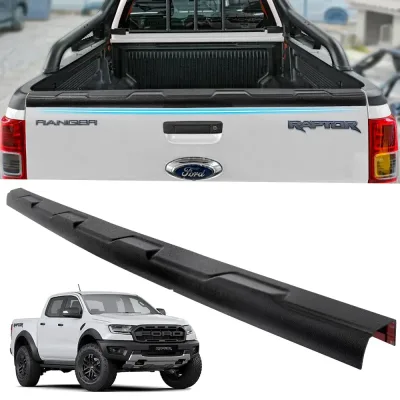 Textured Rear Tailgate Trim Tail Gate Cover Protector for Ford Ranger Raptor 2015-2022 Raptor Styling Pickup Truck Acces