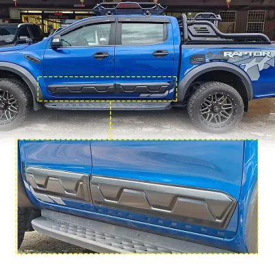 Ford Ranger Raptor 2015–2022 Side Door Body Cladding Moulding Guard