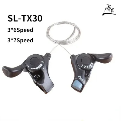 SHIMANO Tourney SL TX30 Bicycle Shift Lever 6/7s 18/21 Speed tx30 shifters Inner gear cable included  shifter 3 speed image 1